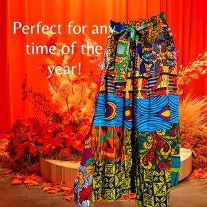 African Patchwork Skirt